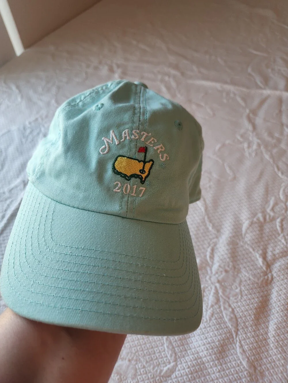 Masters 2017 Embroidered Golf Cap - Mint